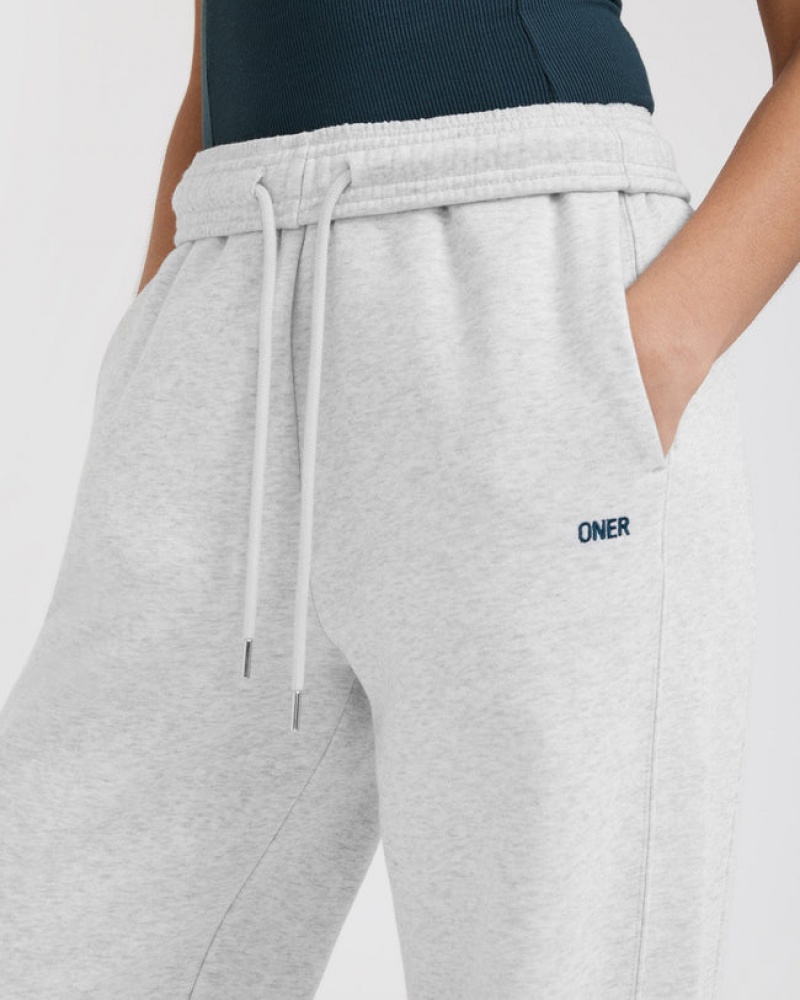 Oner Active Foundations Rechtdoor Leg Joggingbroek Lichtgrijs | HTV-743192