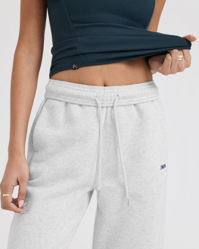 Oner Active Foundations Rechtdoor Leg Joggingbroek Lichtgrijs | HTV-743192