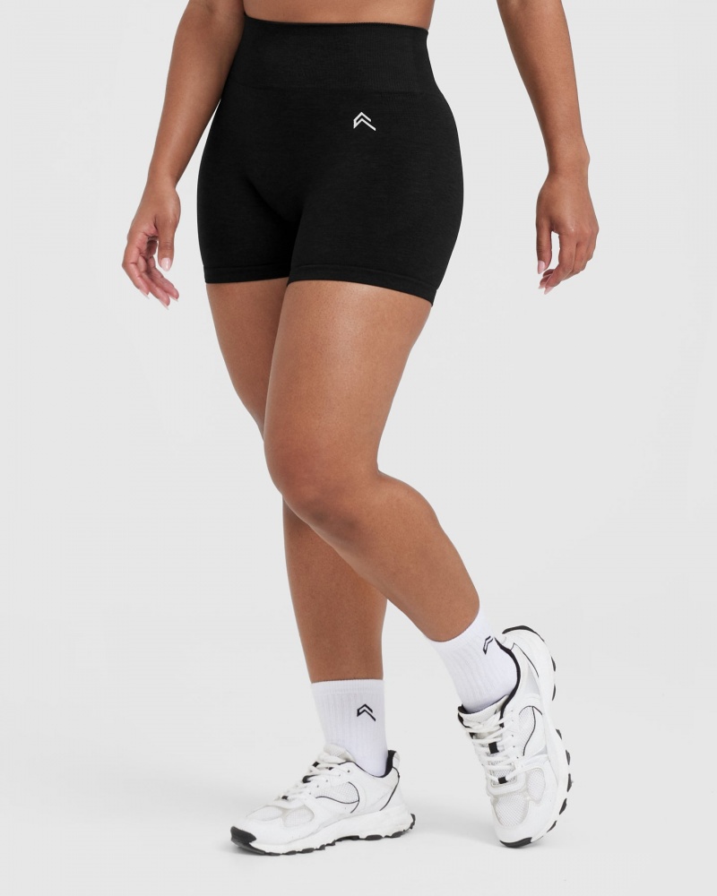 Oner Active Klassieke Seamless 2.0 Booty Korte Broek Zwart | UGO-984762