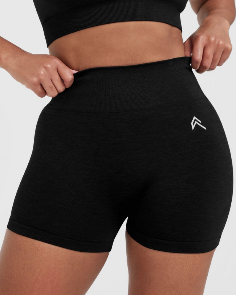 Oner Active Klassieke Seamless 2.0 Booty Korte Broek Zwart | UGO-984762