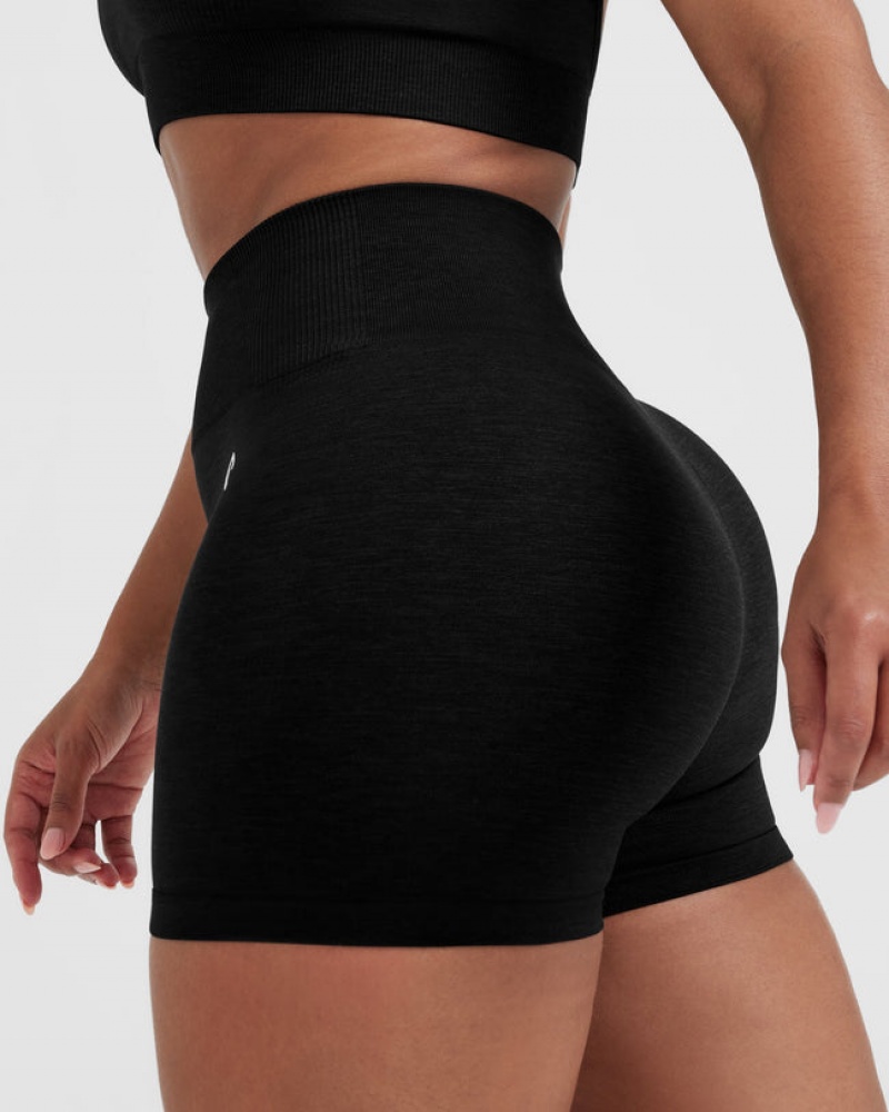 Oner Active Klassieke Seamless 2.0 Booty Korte Broek Zwart | UGO-984762