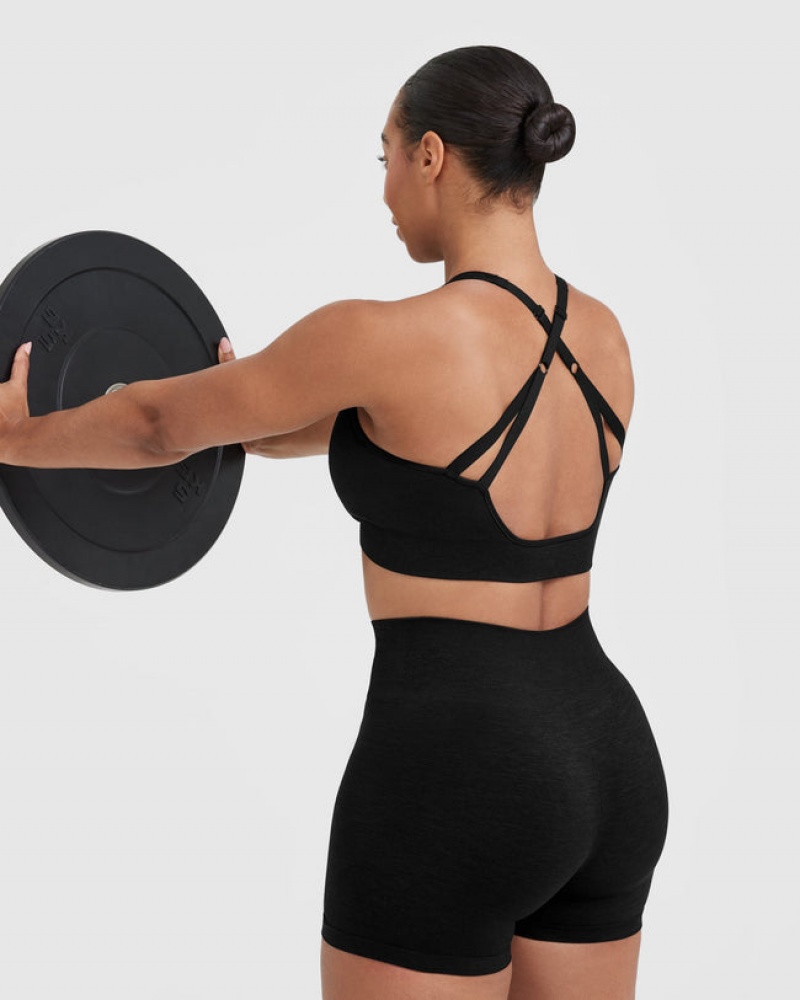 Oner Active Klassieke Seamless 2.0 Booty Korte Broek Zwart | UGO-984762