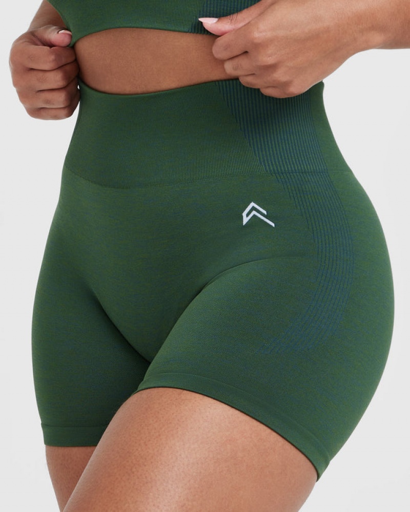 Oner Active Klassieke Seamless 2.0 Booty Korte Broek Groen | CKA-458790