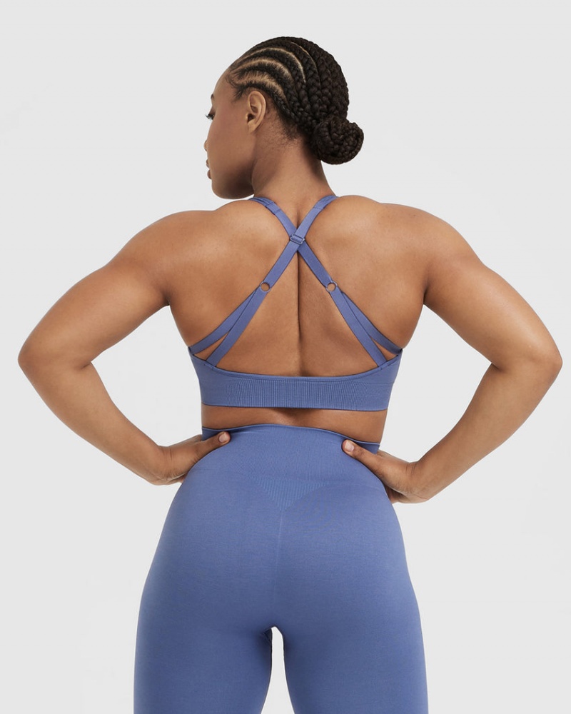 Oner Active Klassieke Seamless 2.0 Bralette Sports Bras Blauw | SBL-165827