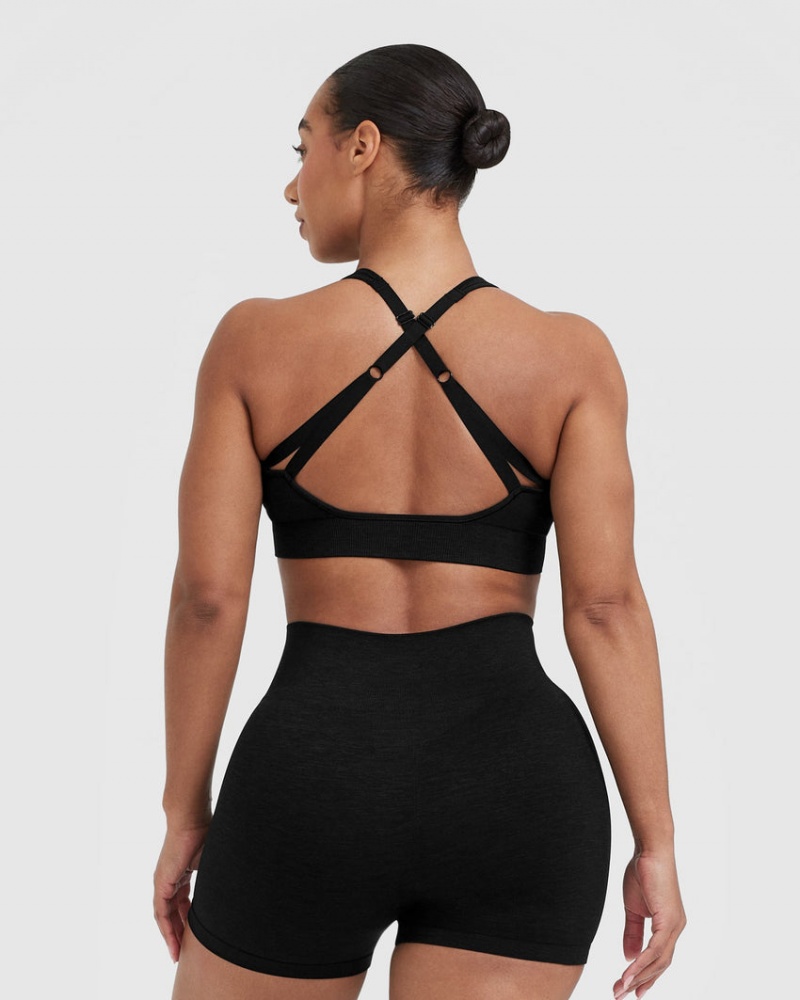 Oner Active Klassieke Seamless 2.0 Bralette Sports Bras Zwart | YOV-413625