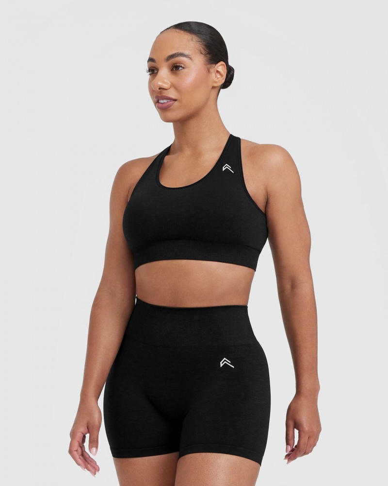 Oner Active Klassieke Seamless 2.0 Bralette Sports Bras Zwart | YOV-413625