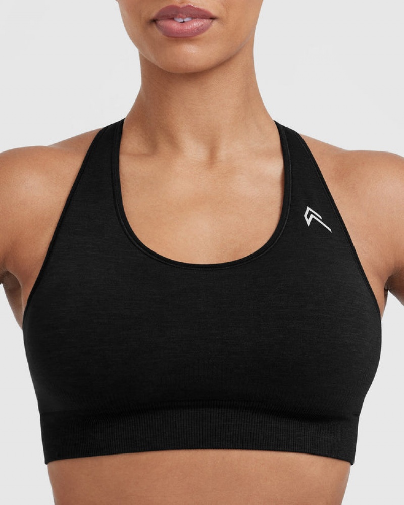 Oner Active Klassieke Seamless 2.0 Bralette Sports Bras Zwart | YOV-413625