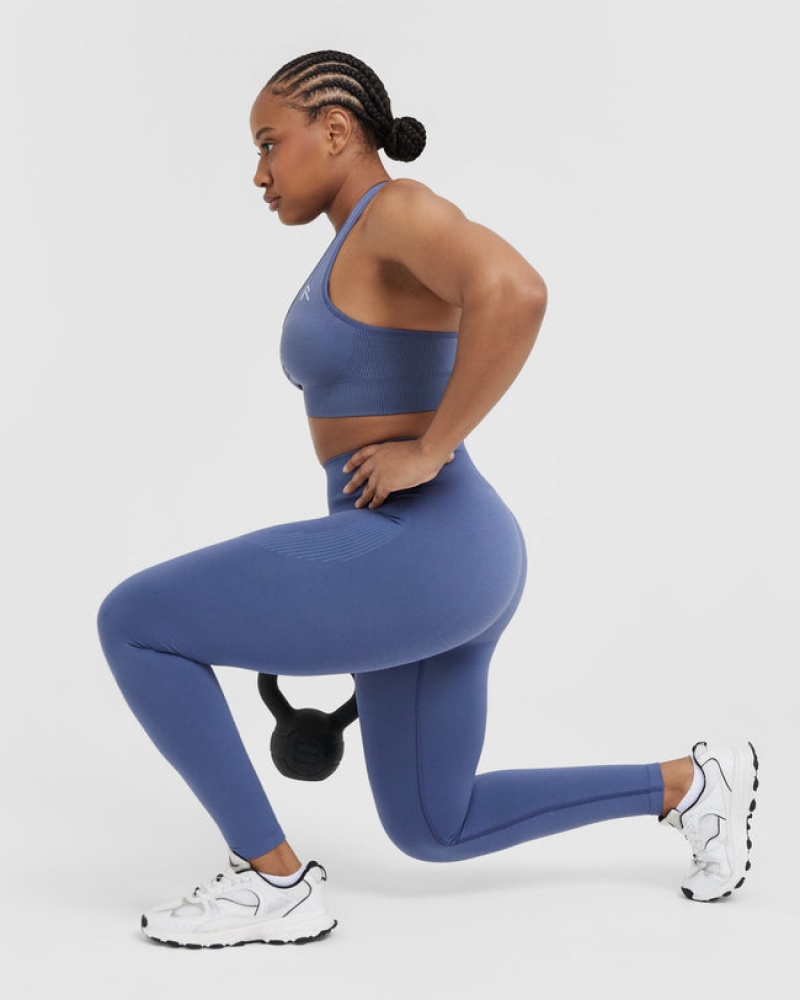 Oner Active Klassieke Seamless 2.0 Leggings Blauw | EVS-792436