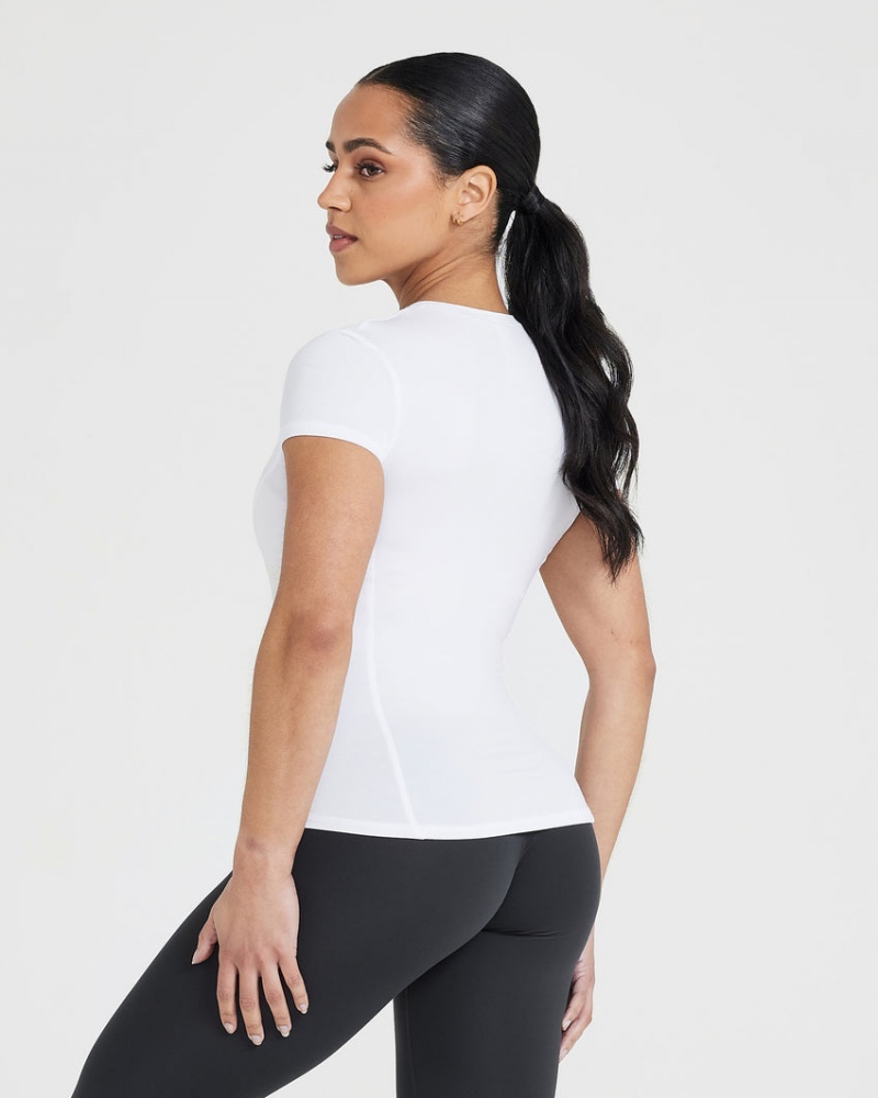 Oner Active Mellow Soft Kort Sleeve T-shirts Wit | WKE-230746