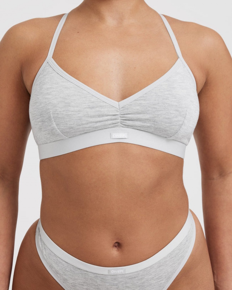 Oner Active Soft Klassieke Bralette Ondergoed Grijs | NUX-982570