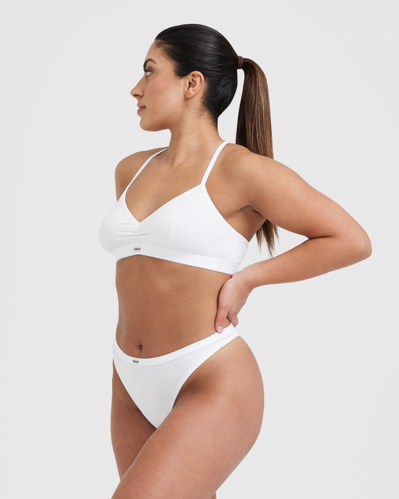 Oner Active Soft Klassieke Bralette Ondergoed Wit | VST-036987