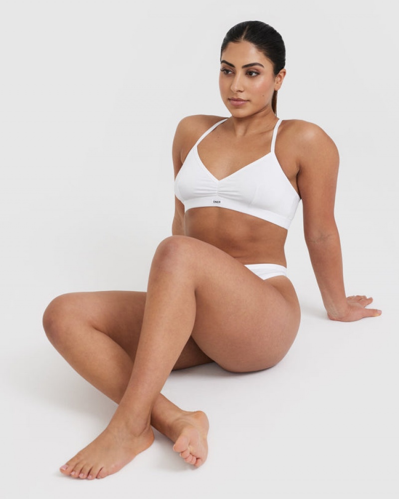 Oner Active Soft Klassieke Bralette Ondergoed Wit | VST-036987