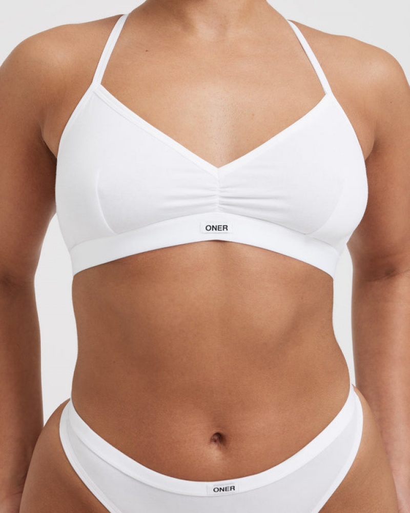 Oner Active Soft Klassieke Bralette Ondergoed Wit | VST-036987