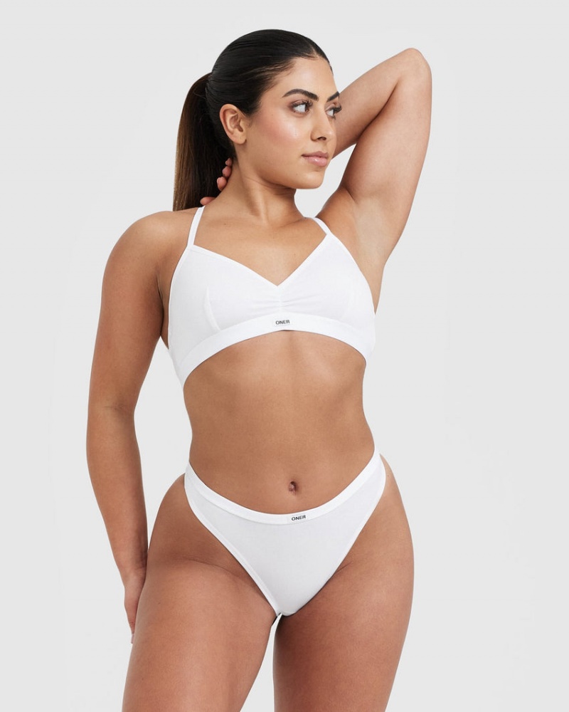 Oner Active Soft Klassieke Bralette Ondergoed Wit | VST-036987