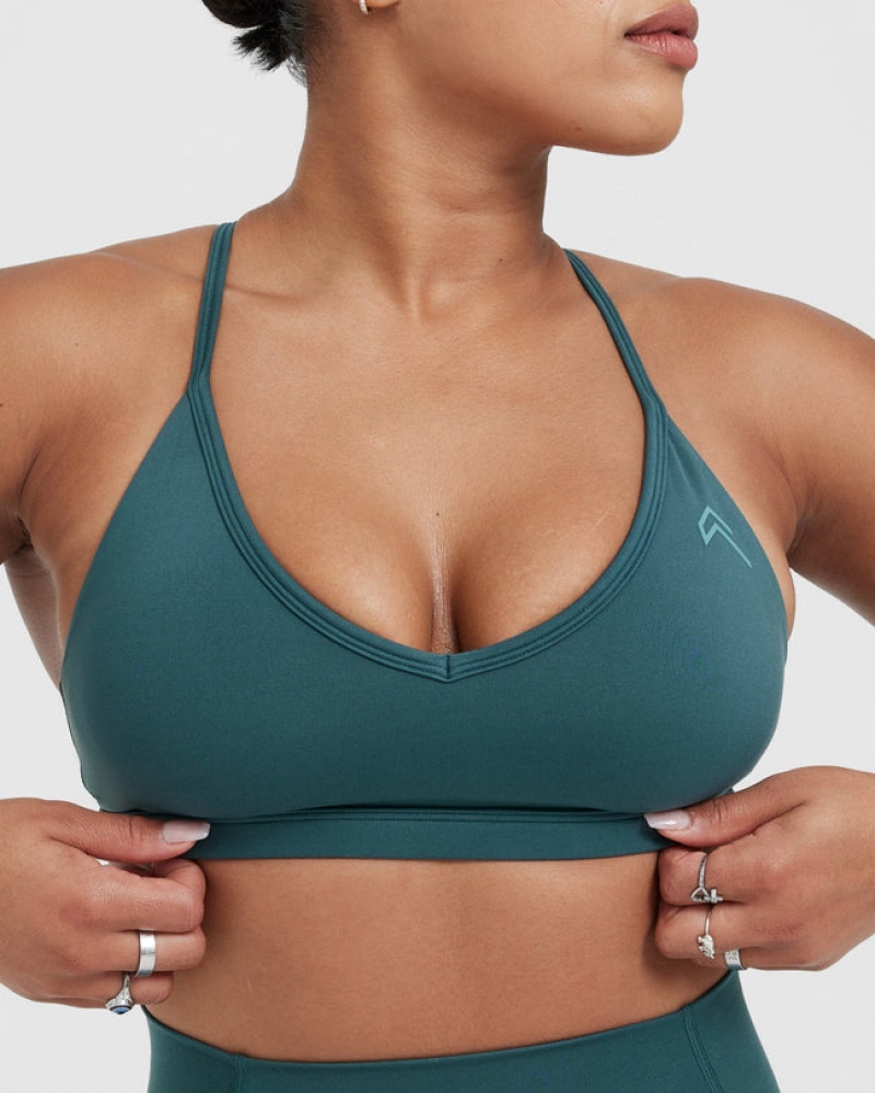 Oner Active Timeless Bandjes Bralette Sports Bras Blauw Turquoise | QLG-658037