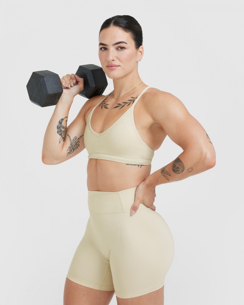 Oner Active Timeless Bandjes Bralette Sports Bras Lichtgeel | JKL-192748