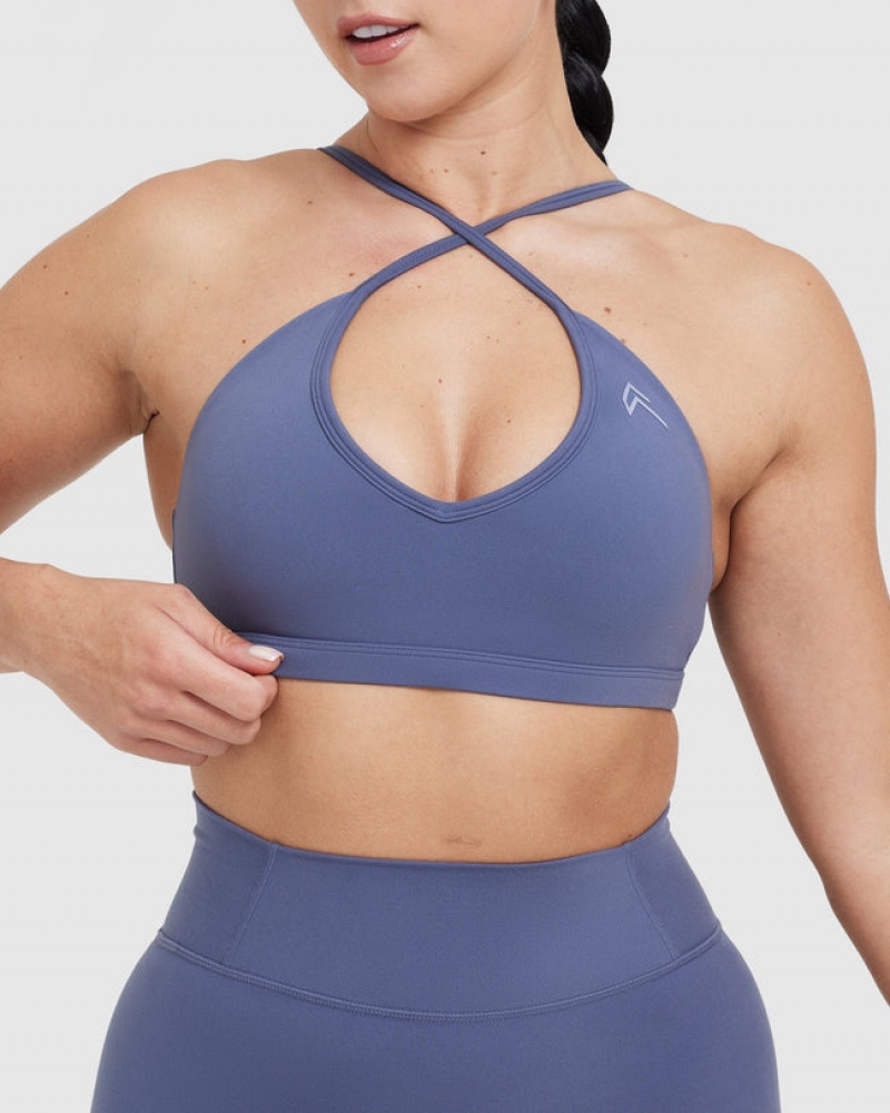 Oner Active Timeless Bandjes Bralette Sports Bras Blauw | BOD-924130