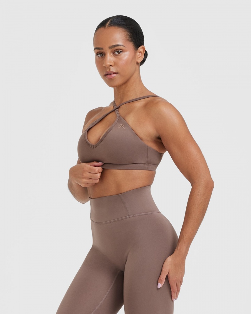 Oner Active Timeless Bandjes Bralette Sports Bras Bruin | KDQ-325497