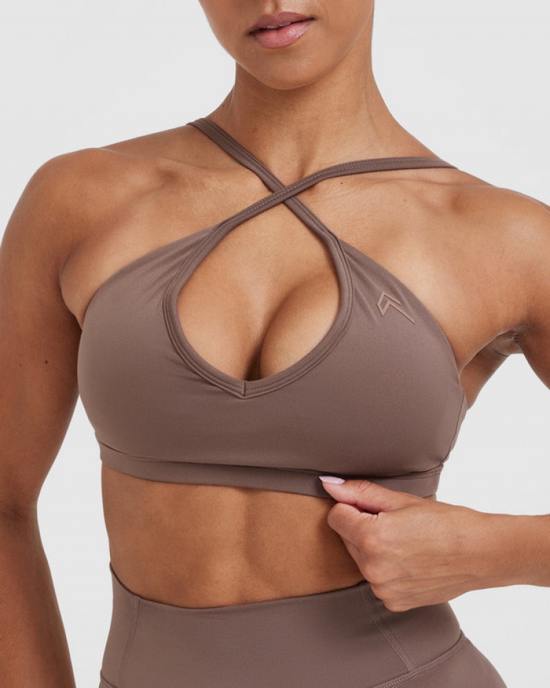 Oner Active Timeless Bandjes Bralette Sports Bras Bruin | KDQ-325497