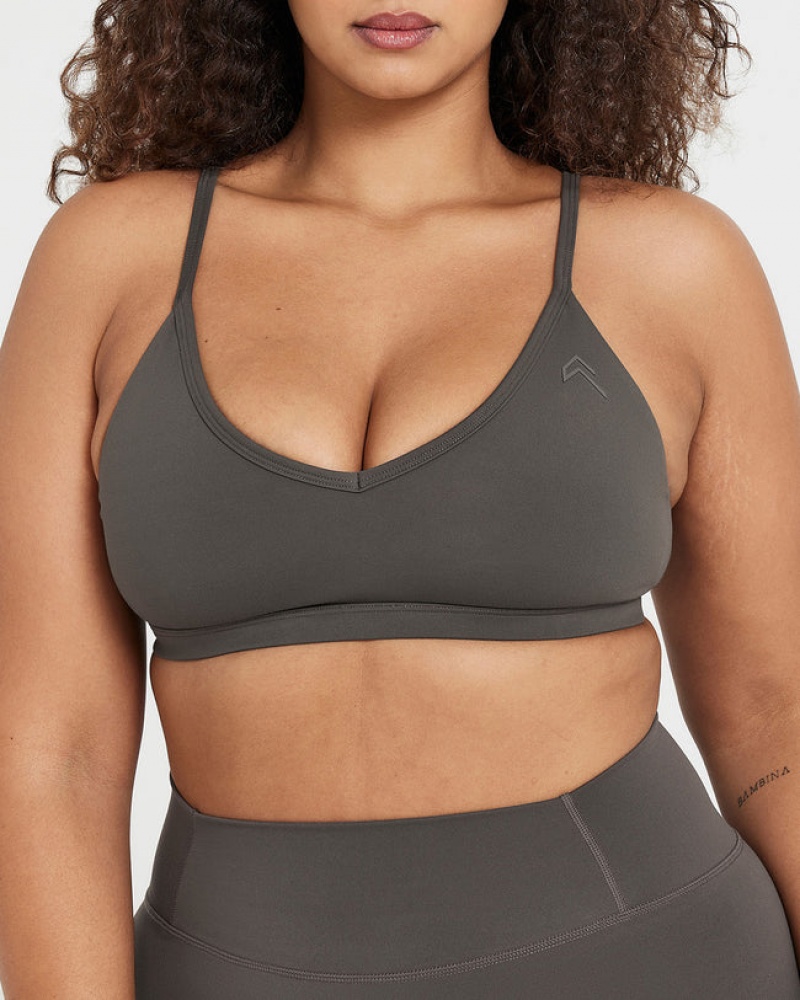 Oner Active Timeless Bandjes Bralette Sports Bras Diepgrijs Bruin | ZAW-023516