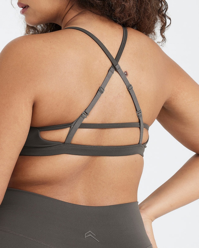 Oner Active Timeless Bandjes Bralette Sports Bras Diepgrijs Bruin | ZAW-023516