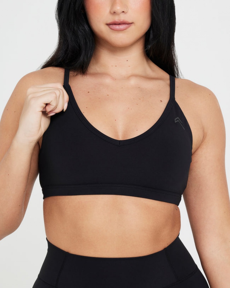 Oner Active Timeless Bandjes Bralette Sports Bras Zwart | XVK-912563