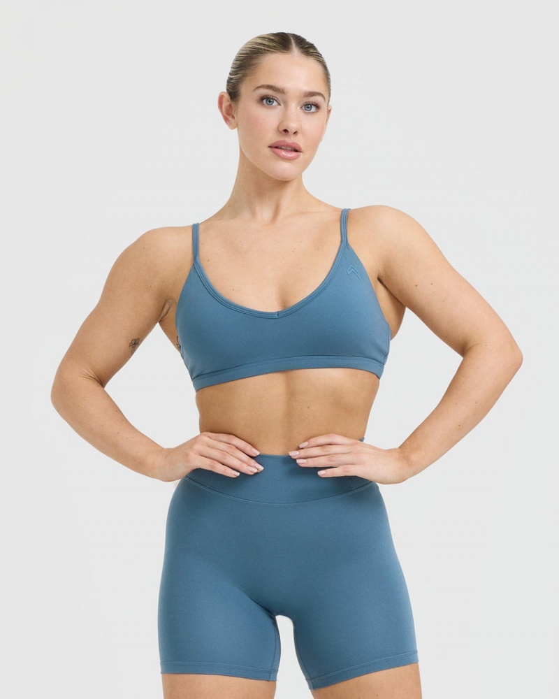 Oner Active Timeless Bandjes Bralette Sports Bras Blauw | OTA-123478