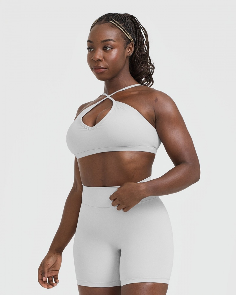 Oner Active Timeless Bandjes Bralette Sports Bras Lichtgrijs | EJI-824095