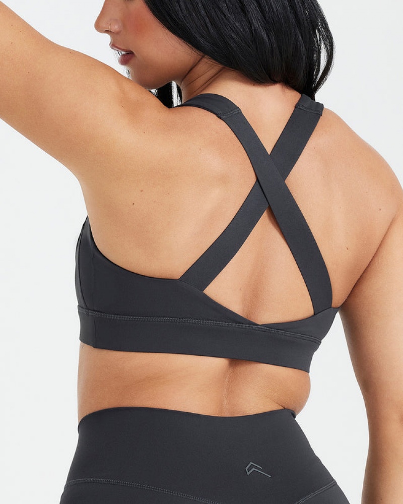 Oner Active Timeless Brede Riemen Sports Bras Zwart | XOH-268507