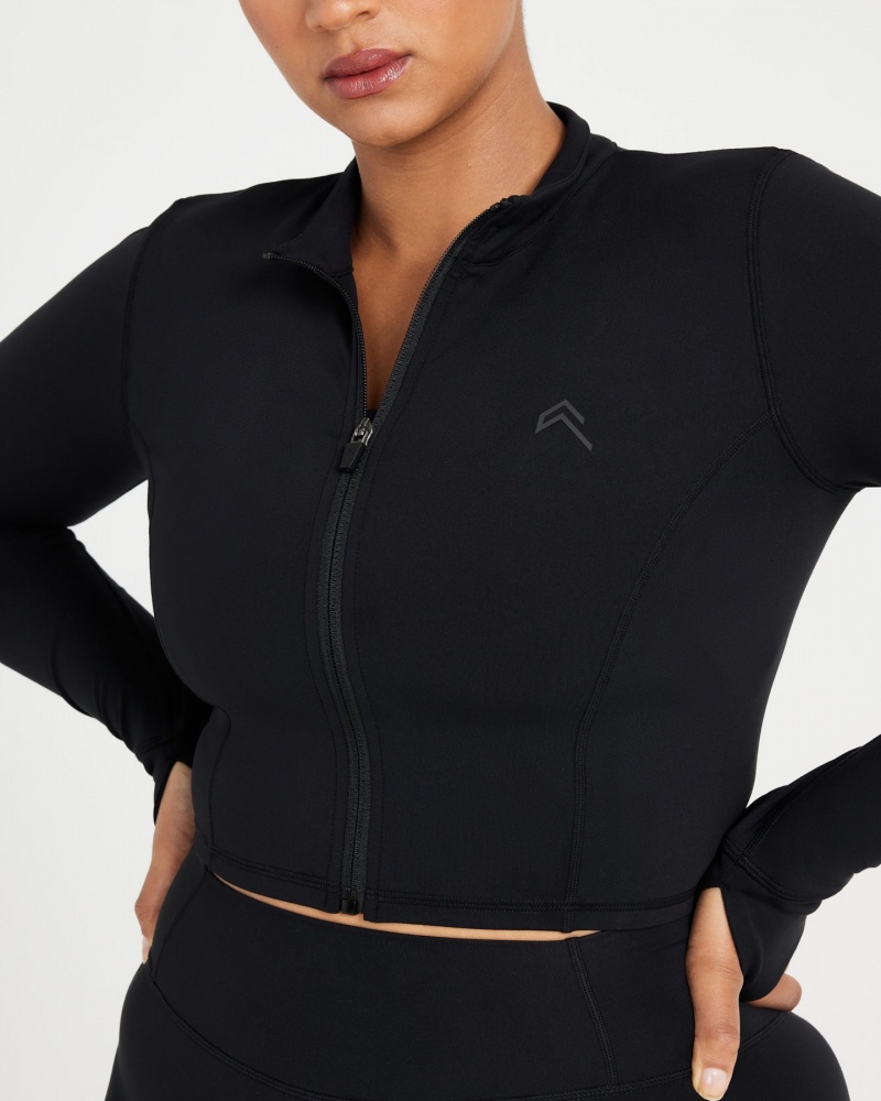 Oner Active Timeless Crop Jassen Zwart | TGI-579160