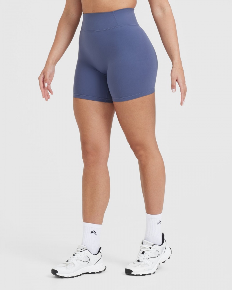 Oner Active Timeless High Waisted Korte Broek Blauw | UOQ-395678