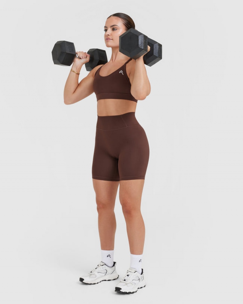 Oner Active Timeless High Waisted Korte Broek Grijs | GSJ-476830