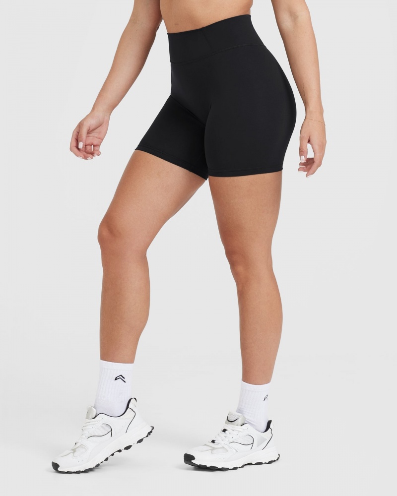 Oner Active Timeless High Waisted Korte Broek Zwart | ZUV-291075