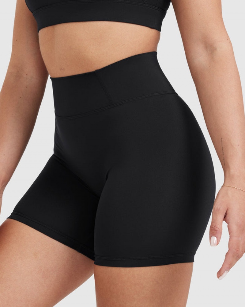 Oner Active Timeless High Waisted Korte Broek Zwart | ZUV-291075