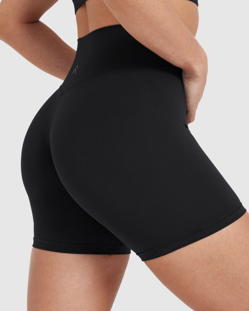 Oner Active Timeless High Waisted Korte Broek Zwart | ZUV-291075