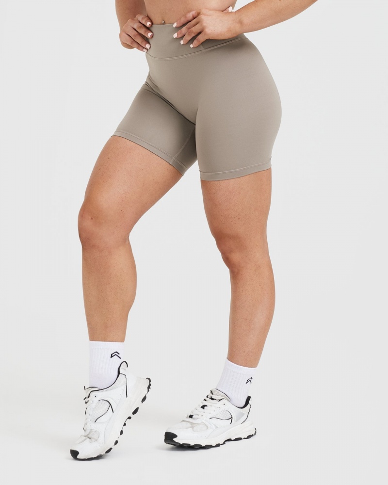 Oner Active Timeless High Waisted Korte Broek Grijs | CIB-176438