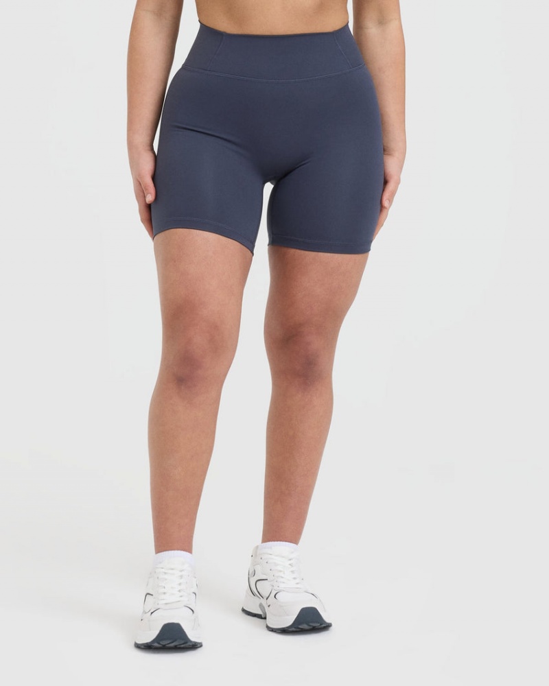 Oner Active Timeless High Waisted Korte Broek Blauw | QFK-259078