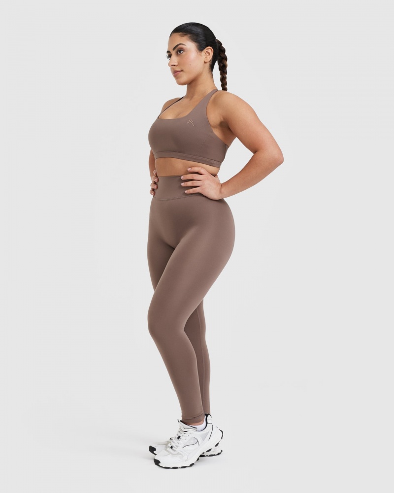 Oner Active Timeless High Waisted Leggings Bruin | BAP-562380