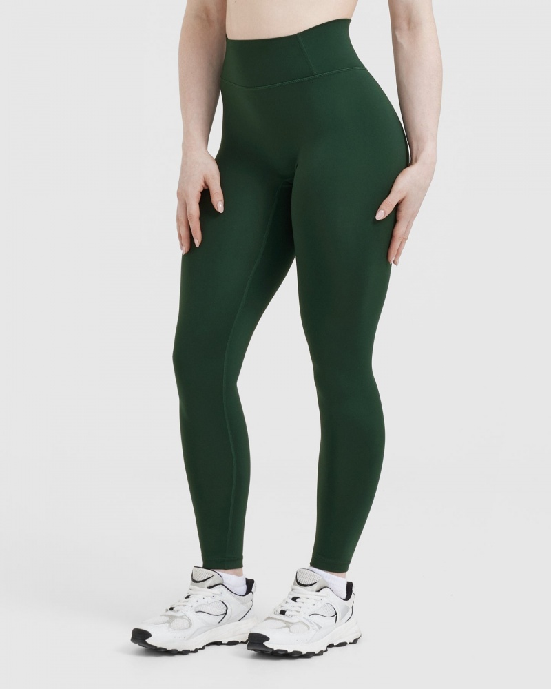 Oner Active Timeless High Waisted Leggings Diepgroen | ZKL-509831