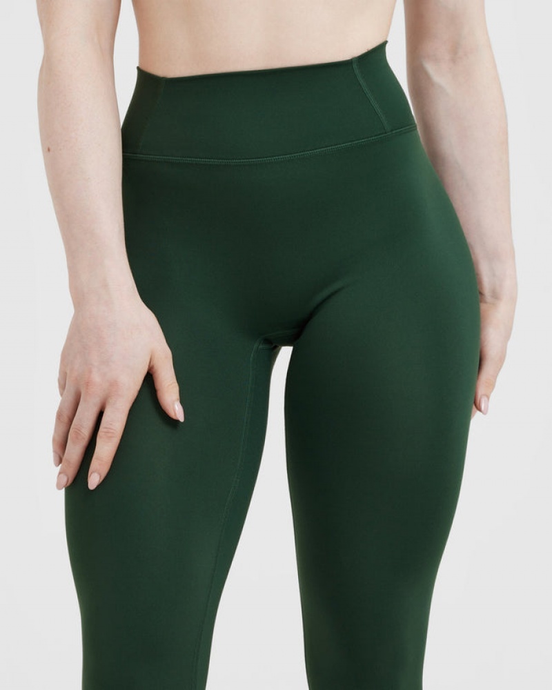 Oner Active Timeless High Waisted Leggings Diepgroen | ZKL-509831