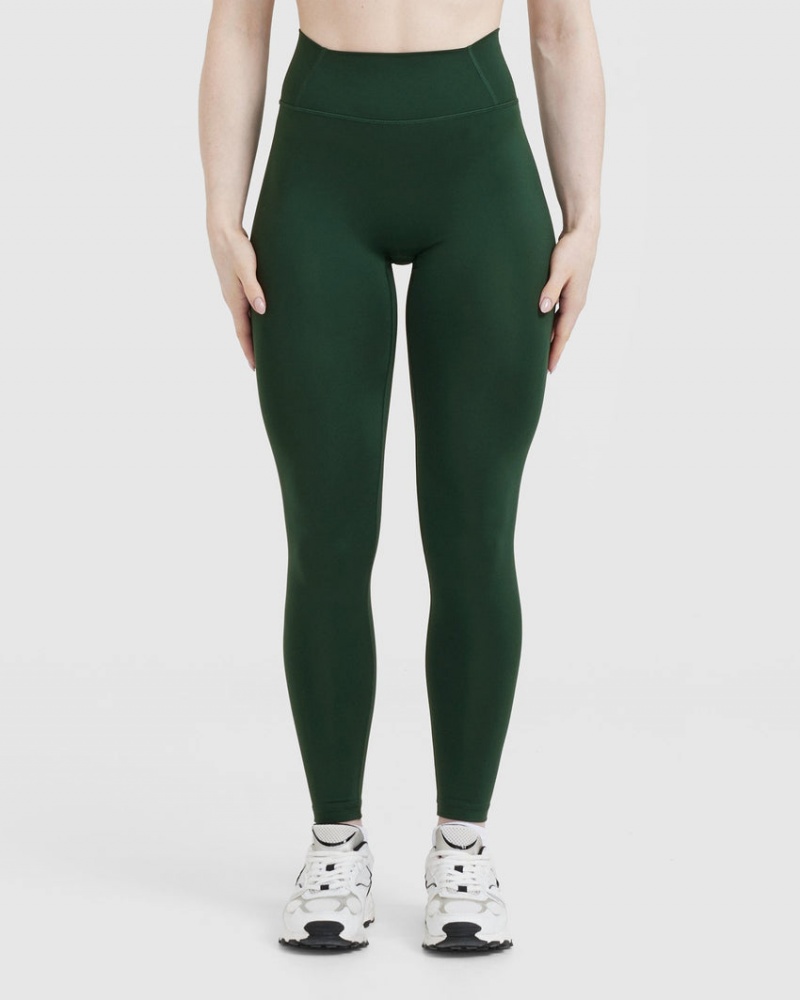 Oner Active Timeless High Waisted Leggings Diepgroen | ZKL-509831