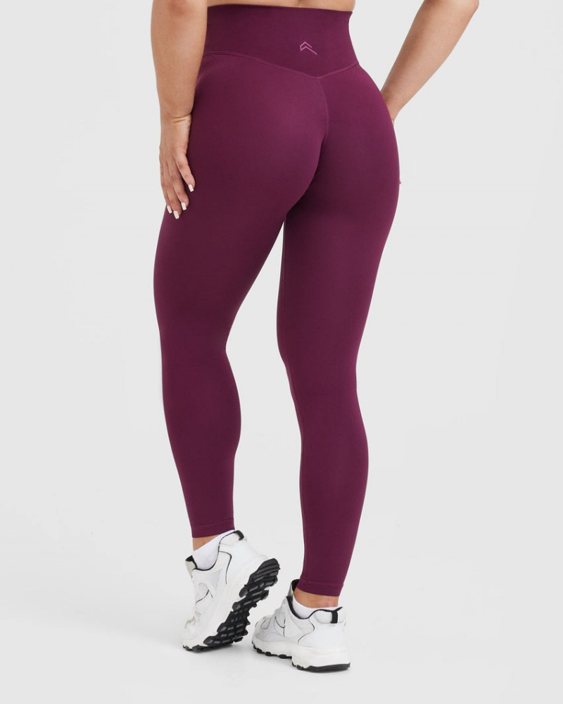 Oner Active Timeless High Waisted Leggings Paars | IOF-815976