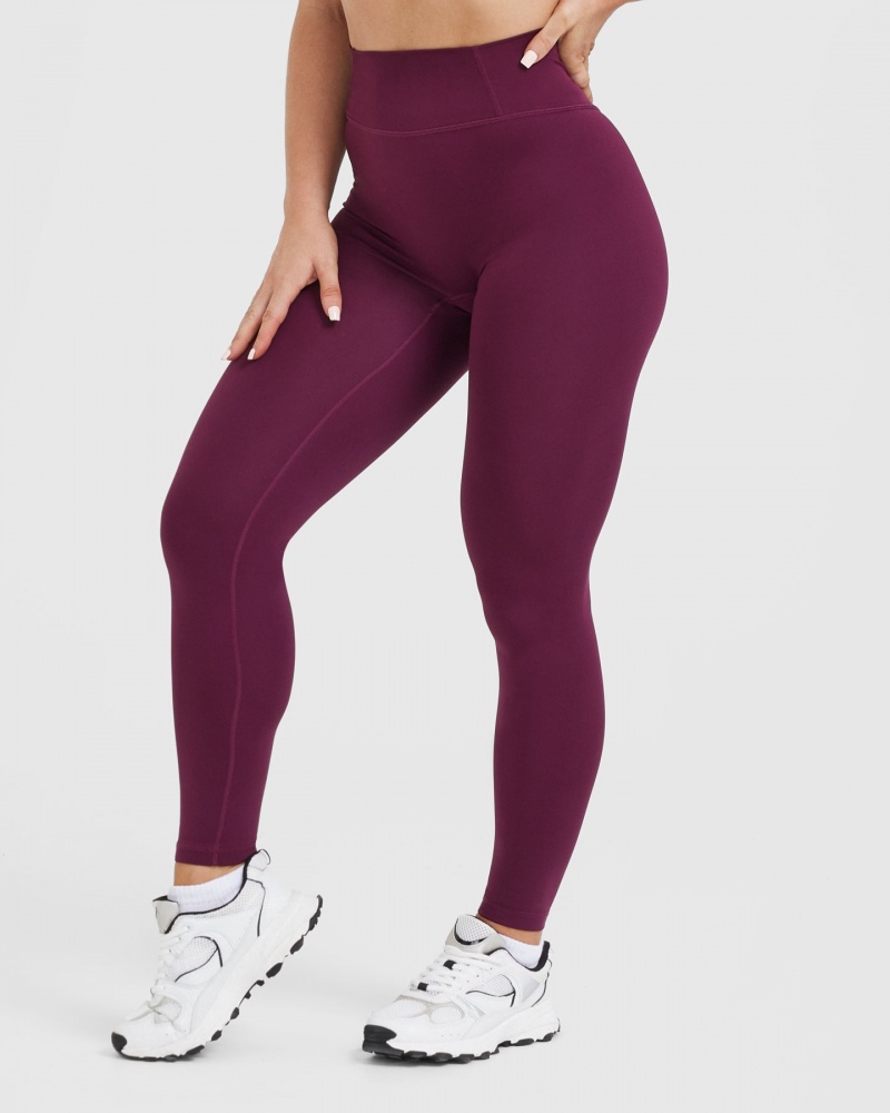 Oner Active Timeless High Waisted Leggings Paars | IOF-815976