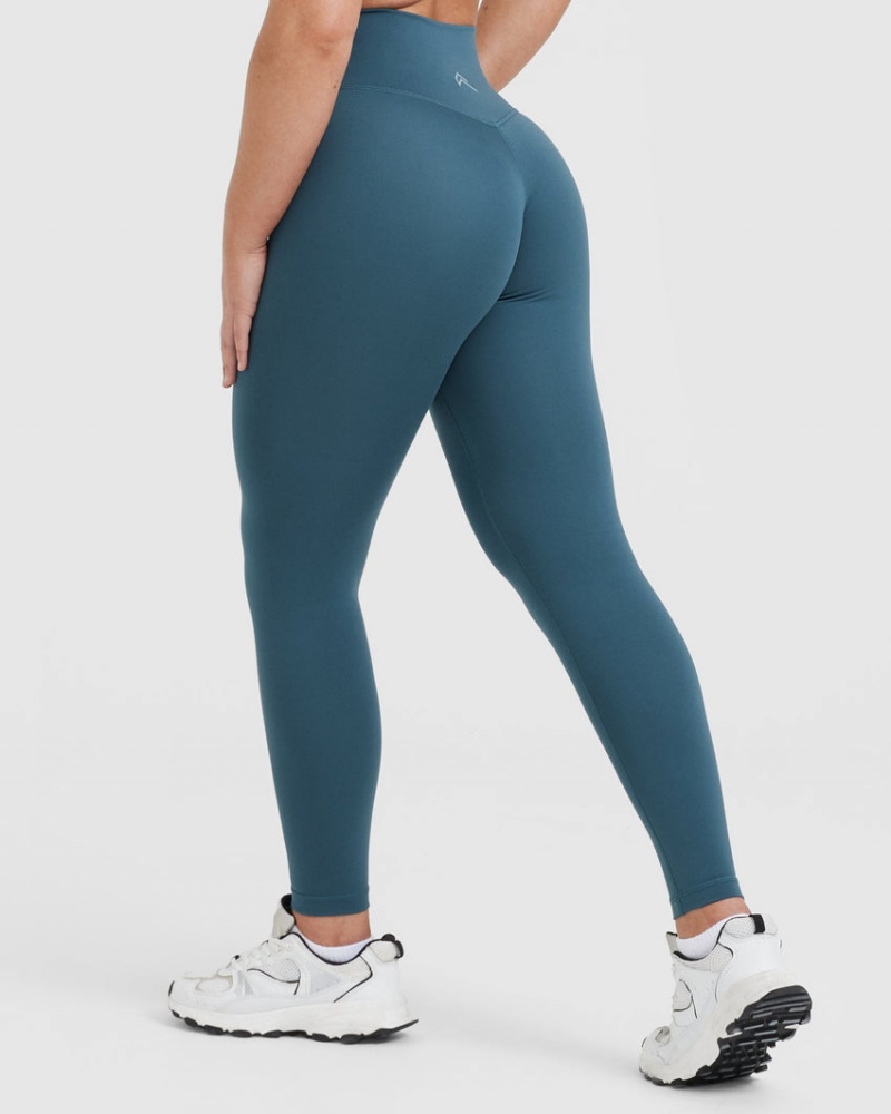 Oner Active Timeless High Waisted Leggings Blauw | BDM-516783