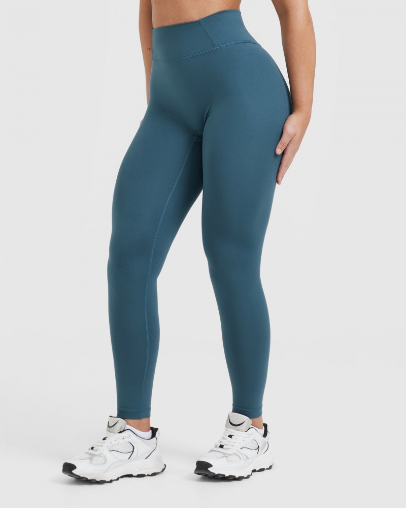 Oner Active Timeless High Waisted Leggings Blauw | BDM-516783