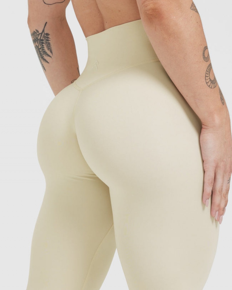 Oner Active Timeless High Waisted Leggings Lichtgeel | WEK-306982