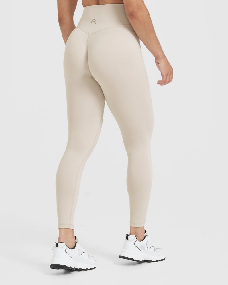 Oner Active Timeless High Waisted Leggings Bruin | WRU-386017