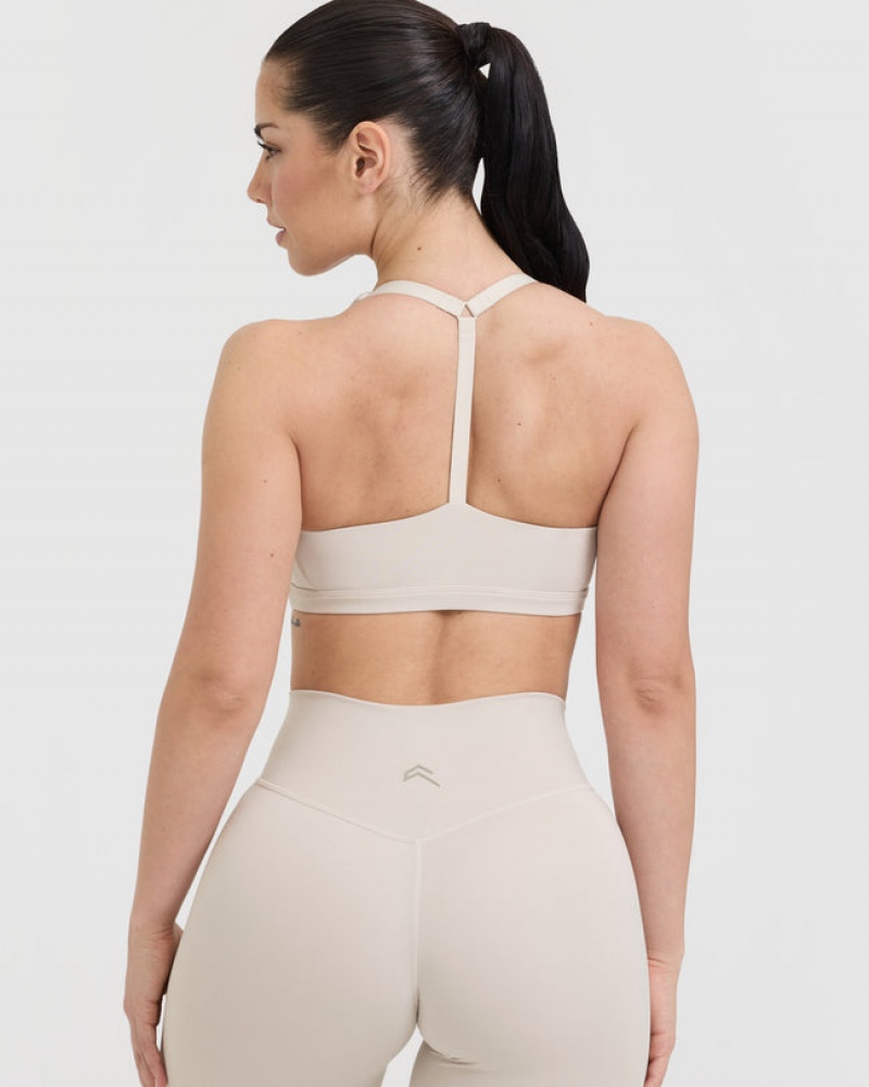 Oner Active Timeless Square Neck Sports Bras Bruin | GHO-179485