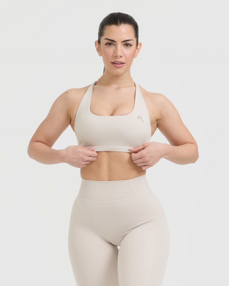 Oner Active Timeless Square Neck Sports Bras Bruin | GHO-179485