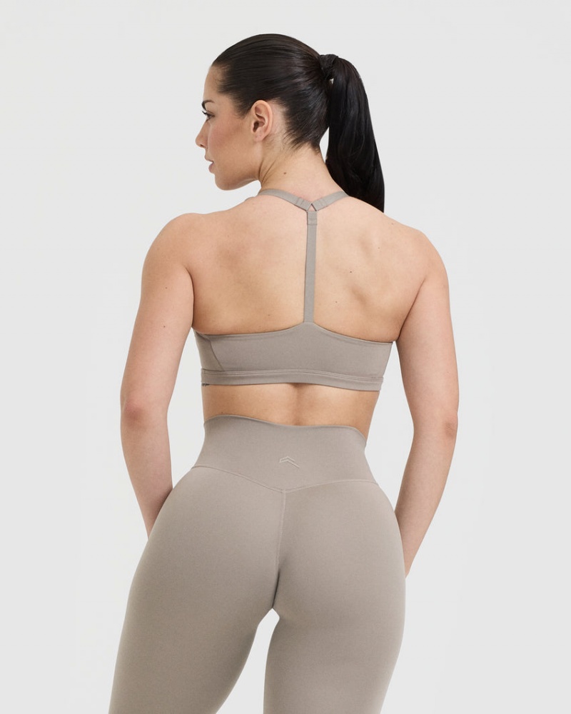 Oner Active Timeless Square Neck Sports Bras Grijs | WBE-862309